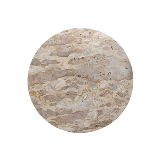 Marble & Acacia Wood Coffee Table