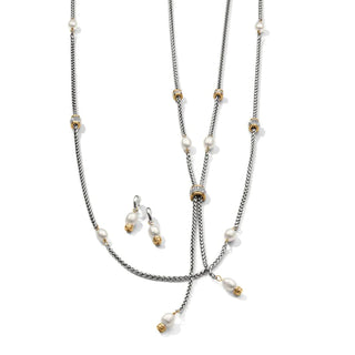 Brighton Meridian Petite Pearl Long Necklace