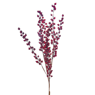 Matte Red Berry Bush Indoor/outdoor 32"