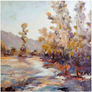 Tree Line View on Canvas