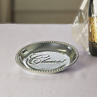 Beatriz Ball Organic Pearl Cheers Wine Tray aluminum alloy handmade