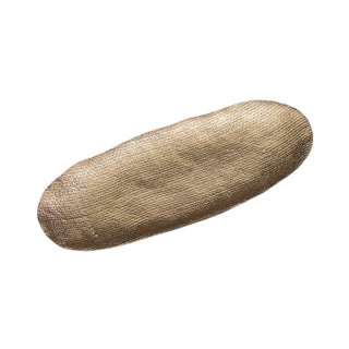 Beatriz Ball Sierra Chelsea Small Oval Platter handmade tarnish free aluminum alloy FDA food safe gold