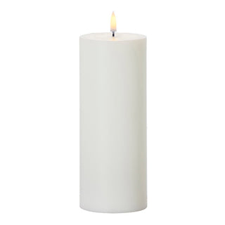 Uyuni 3" X 10" Nordic White Pillar Candle