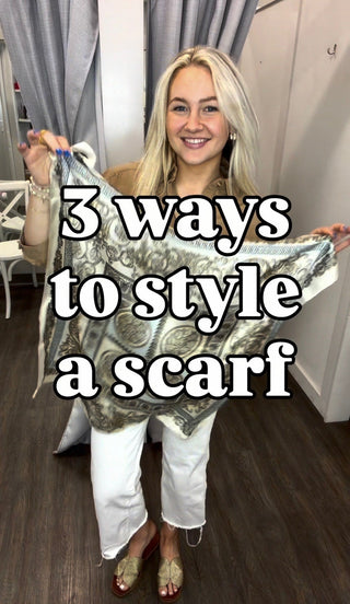 3 Ways to Style a Scarf