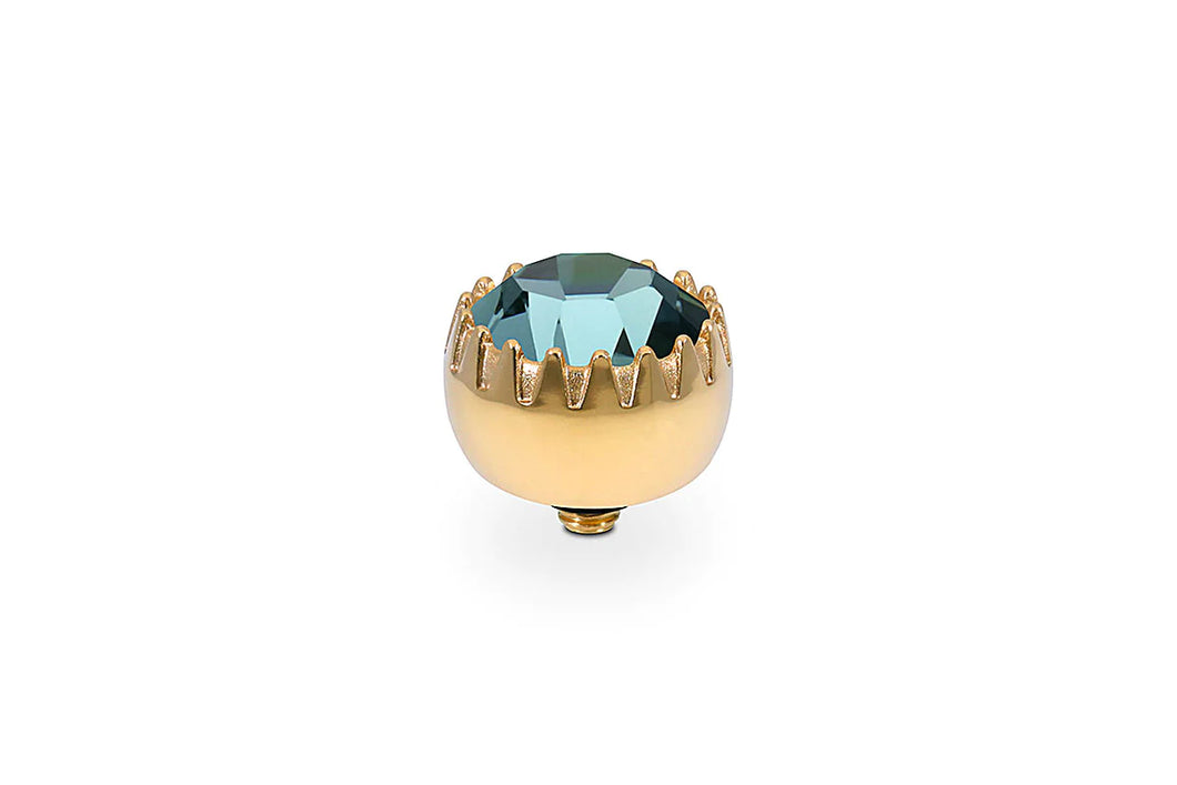QUDO 10.5mm Gold London Top in Smoked Sapphire