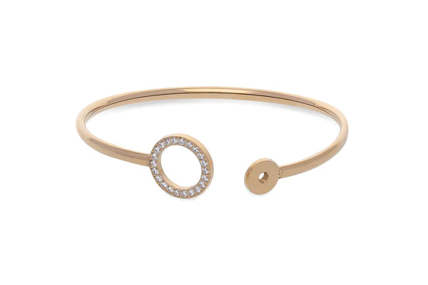 QUDO Gold Cassine Bangle