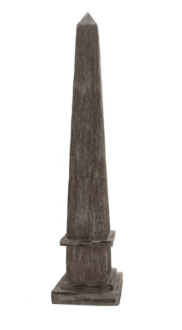 Large Rustic Wood Obelisk