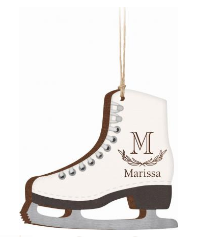 P Graham Dunn Skate Ornament