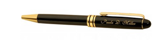 P. Graham Dunn Black and Gold Pen
