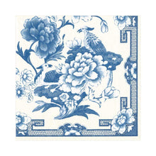 Load image into Gallery viewer, Blue &amp; White Paper Luncheon Napkin
