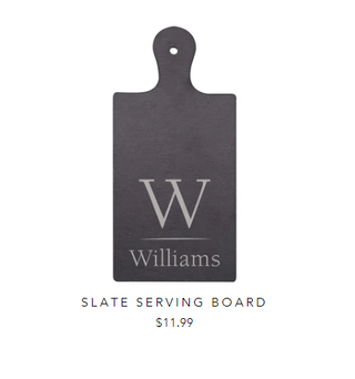 Rectangle Slate Serving Board
