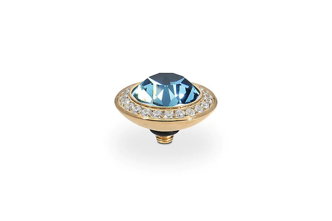 QUDO 13mm Gold Tondo Deluxe Top in Montana