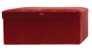 Persimmon Velvet Box