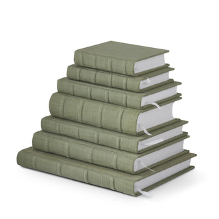 Olive Green Cotton Canvas Journal Assorted