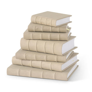 Tan Cotton Canvas Journal Assorted
