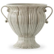 Gray Ceramic Art Deco Style Urn Assorted