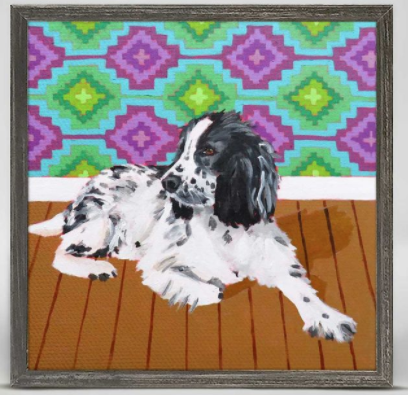 Hathaway Mini Framed Canvas
