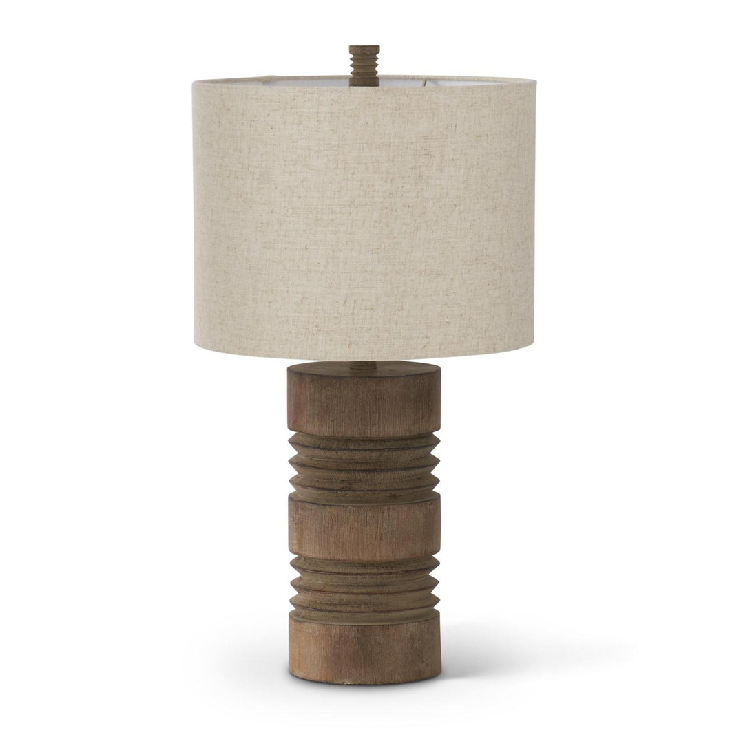 Wood Grain Resin Table Lamp 30