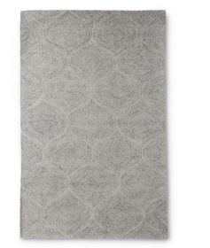 5X8 Light Blue & Gray Swirl Rug