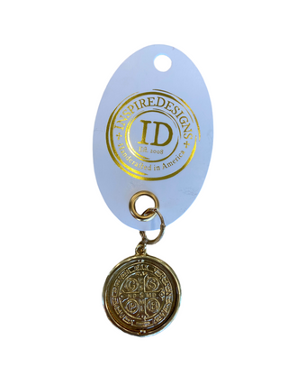 Saint Benedict Medal Scarf Charm 2