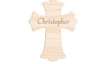 P Graham Dunn Cross Wooden Sticker