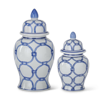 Blue & White Ceramic Ginger Jars Assorted