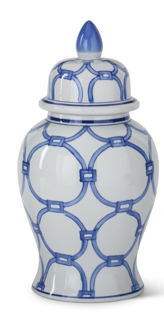 Blue & White Ceramic Ginger Jars Assorted