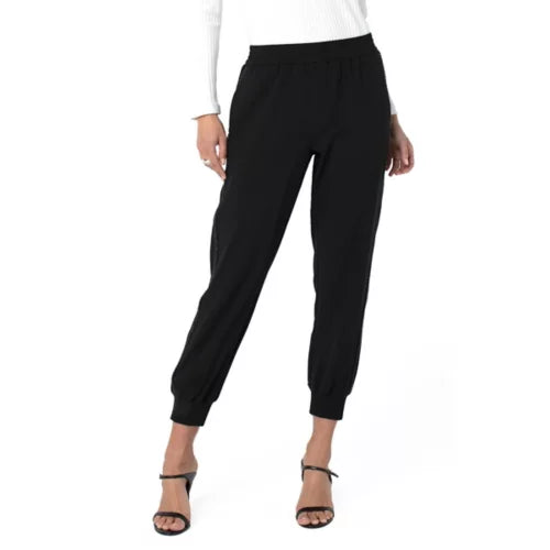 Liverpool Black Jogger with Shimmer Stripe