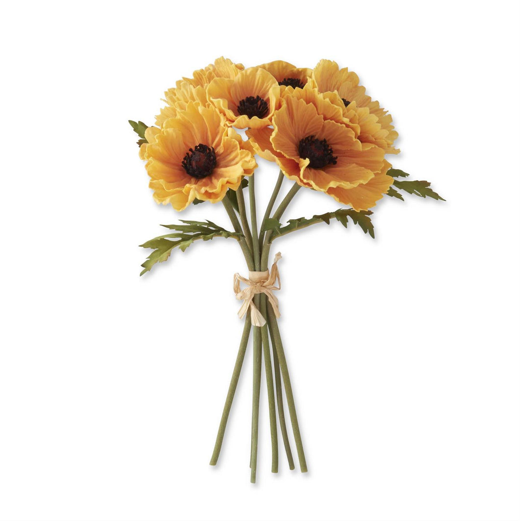 Yellow Real Touch Poppy Bundle