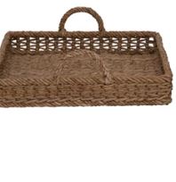 Medium Hand Woven Tray with Handles