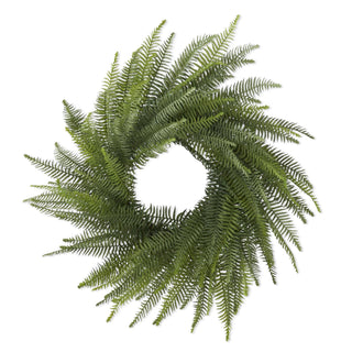 Fern Wreath on a Vine Base 36"