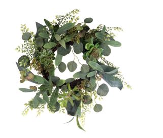 Mixed Succulent Candle Ring 6