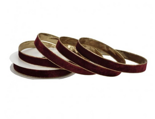 1" Burgundy Wired Velvet Ribbon with Metallic Edge SOLD BY THE FOOT gold edge gold back