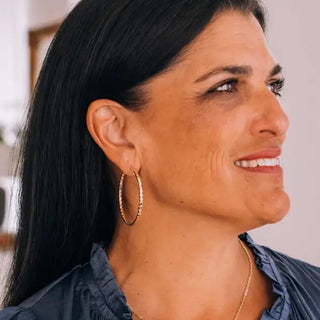 Large Gold Premier Hoop 