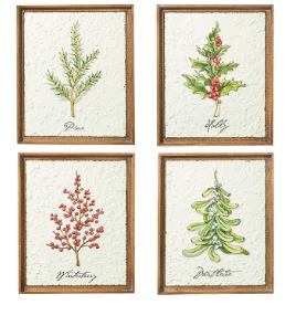 Holiday Botanical Framed Art