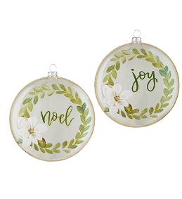 Magnolia Wreath Ornament