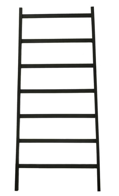 Black Decorative Wood Ladder