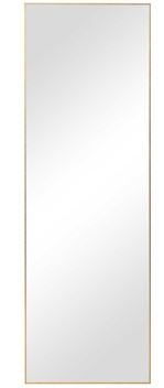 Thin Gold Framed Mirror