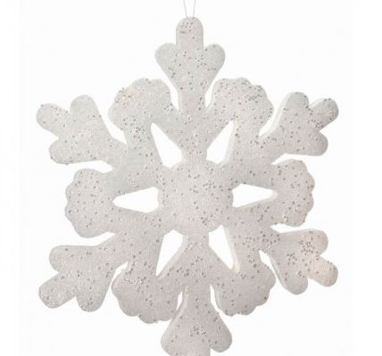 Glitter Snowflake Ornament