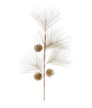 Champagne Pine & Cone Spray