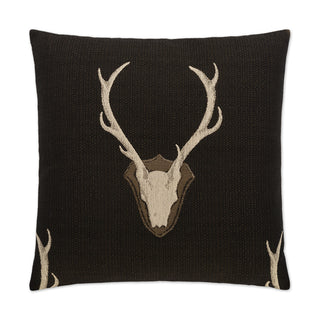 Uncle Buck Pillow in Black 24"x24"