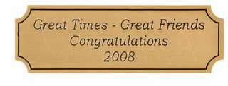 P. Graham Dunn Gold Plate Small