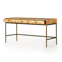 Load image into Gallery viewer, Mitzie Desk in Mappa Burl
