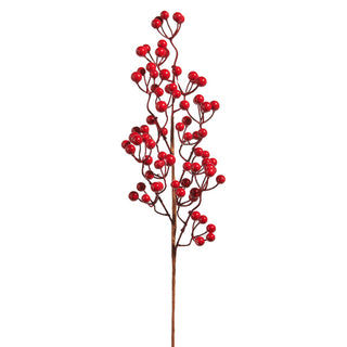 22" Red Berry Spray festive Christmas