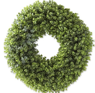 24" Eucalyptus Wreath green