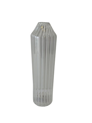 Decorative Clear Glass Bottle / Vase