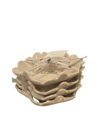 Beatriz Ball VIDA Colette Appetizer Plates Set of 4 White