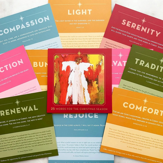 Anne Neilson 25 Words for the Christmas Season with Acrylic Stand