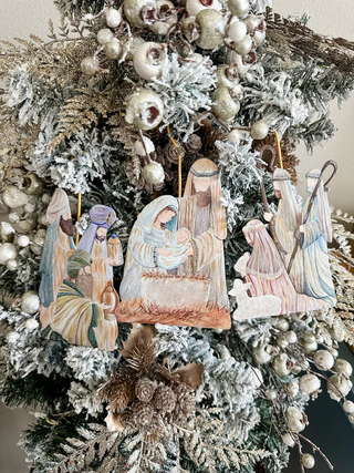 Nativity Ornaments Set of 3