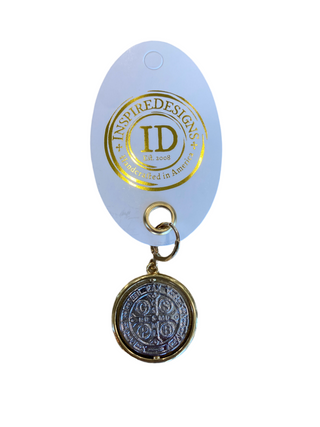Saint Benedict Medal Scarf Charm